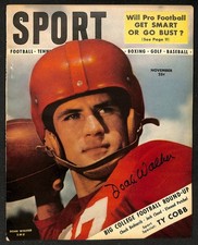 Doak Walker HOF Signed/Auto 1948 SPORT Magazine NO LABEL SMU PSA/DNA 205912