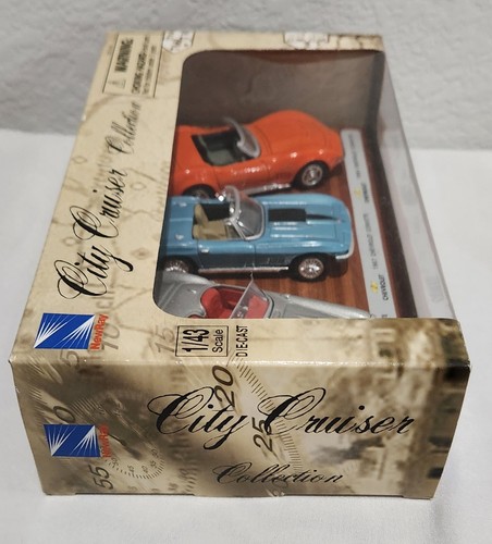 NIB Ray City Cruiser Collection 1:43 1957, 1967, 1969 Chevrolet Corvettes - Picture 6 of 9