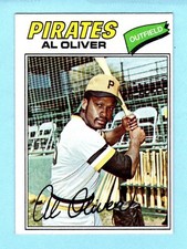 1977 TOPPS BASEBALL #130 AL OLIVER PITTSBURGH PIRATES NM