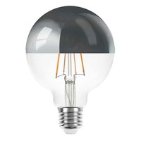 Led Filament Globe G95 6W =60W E27 Kopfspiegel Silber 680Lm Extra Warmweiß 2200K