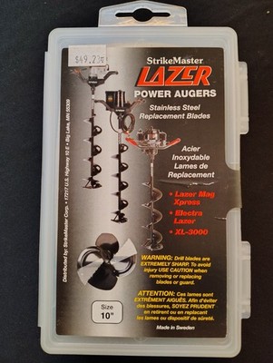StrikeMaster- LPD-10PB - 10''-Lazer Power Auger Replacement Blades - ICE-SB0014