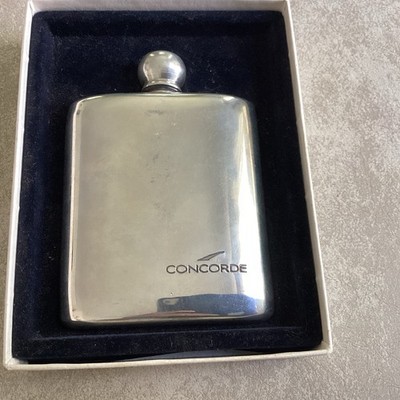 Exceptional British Airways Concorde stainless steel Flask W/original Box RARE !