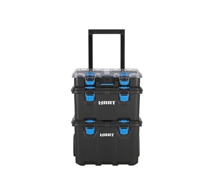 HART Stack System, Mobile Tool Storage and Organization, Black & Blue