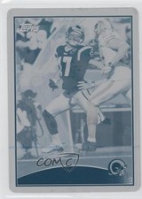2009 Topps Printing Plate Cyan 1/1 Donnie Avery #167 0e5