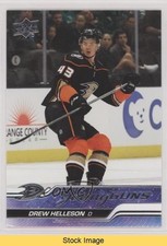 2023-24 Upper Deck Series 1 Young Guns Drew Helleson #220 READ nw2