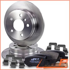 BRAKE DISCS SOLID Ø258 + PADS REAR FOR MERCEDES A-CLASS W169 150-200