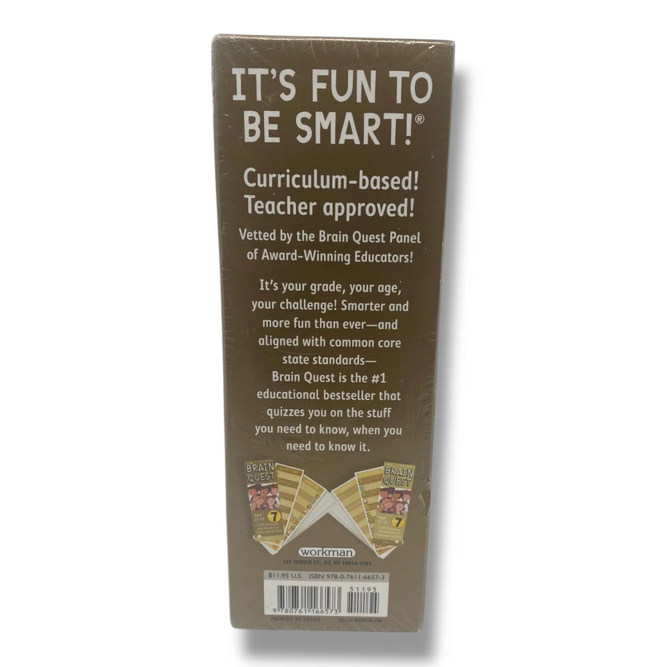 Brain Quest Grade 7 Revised 4th Edition 1500 Questions & Answers Ages 12-13 NEW - Image 2 of 4