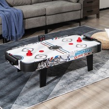 42" Air Powered Hockey Table Game Room Home Sport Electronic Scoring 2 Pushers