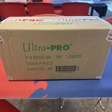 Ultra Pro Regular 3x4 Standard Top Loader 40 Packs - 25 Toploader 1000 Ct Case Ultra Pro Regular 3x4 Standard Top Loader 40 Packs - 25 Toploader 1000 Ct Case