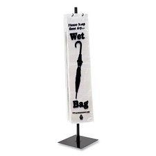 Tatco 57019 Powder Coated Steel 10 x 10 x 40 Wet Umbrella Bag Stand - Black New