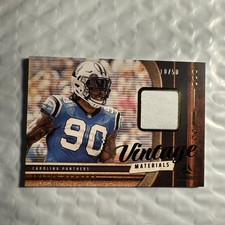 2025 Panini Luminance Julius Peppers Vintage Materials /50 #VMA-JPE Panthers