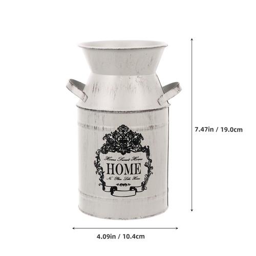 1pc Iron Art Flower Pot Creative Coffee Pot Shaped Retro Decorative Plant Bucket - Picture 7 of 12