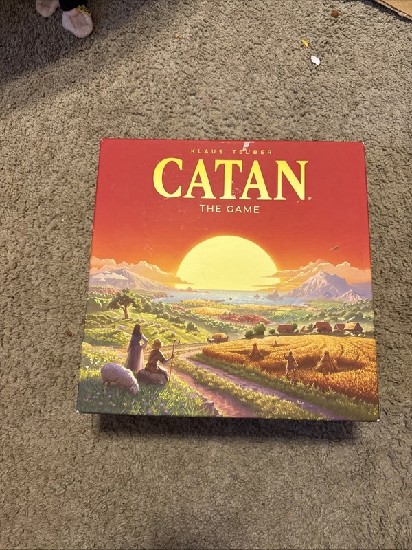 Catan Board Game Klaus Teuber Trade Build Settle New Open Box