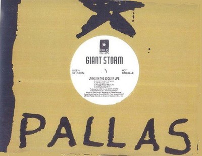 Giant Storm - Living On The Edge Of Life / What Do You Want From Me (12'', Promo)