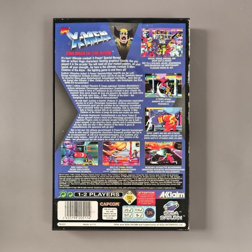 Sega Saturn Pal Game with Box Instructions X-MEN CHILDREN OF THE ATOM - Picture 2 of 6