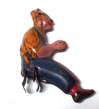 Vintage Tin Marx Wind-up Tractor Driver