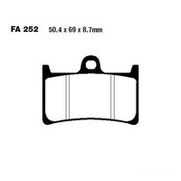 Bremsbelag BremsbeläGe EBC EPFA252HH Vorne FüR Yamaha FZ6 S2 600 NHG 2007-2010