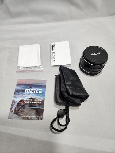 Meike 35mm f/1.7 Lens for Fujifilm X, Black. Open Box - Picture 4 of 7