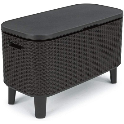 Gartenbar Keter Bevy Cool Bar Rattan Kühlbehälter Tisch 246853
