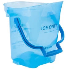 San Jamar SILD6000 6 Gallon Polypropylene Square Ice Tote