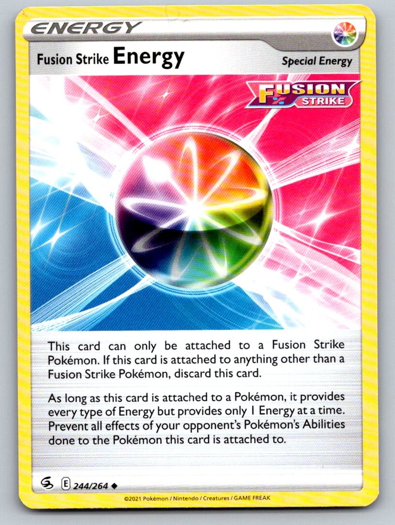Fusion Strike Energy 244/264 Uncommon SWSH08: Fusion Strike Pokemon Near Mint