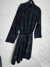 Vintage Christian Dior Bathrobe Men's One Size Vintage 90s Robe De Chambre Plaid