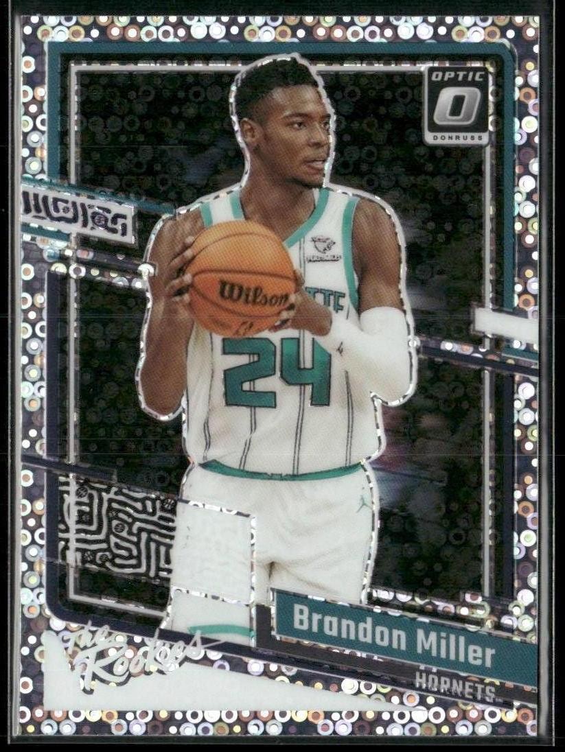 2023-24 Donruss Optic #1 Brandon Miller The Rookies Holo Fast Break