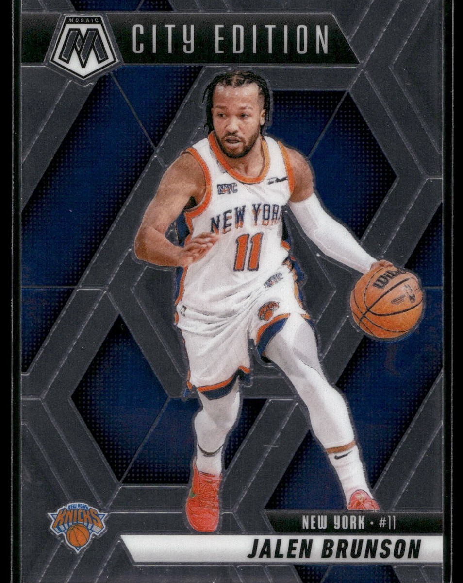 2024-25 Panini Mosaic Jalen Brunson CITY EDITION New York Knicks