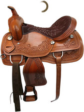 Barrel Racing Western Leather Horse Saddle Handmade Racer Equestrian Trail Tack