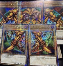 Yugioh Exodia Complete  QCR Secret Rare SET 25th Anniversary Collection/ NM/MINT