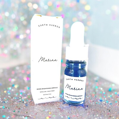 EARTH HARBOR NATURALS MARINA Biome Brightening Ampoule 0.17 oz Brand New In Box