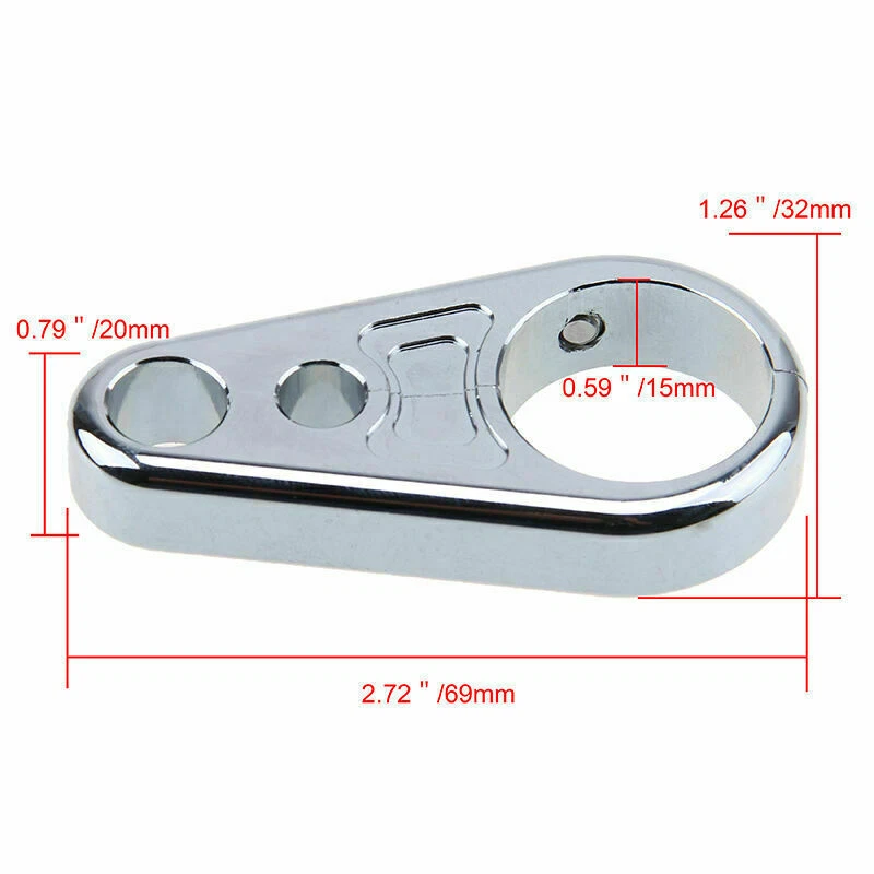 Cable embrague palanca manillar 1" abrazadera freno cable acelerador universal motocicleta Foto 4 de 4