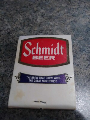 Vintage Matchbook; Schmidt Beer (large banner) (H248)