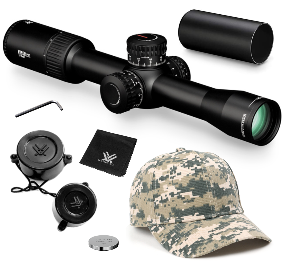 Vortex Optics Viper PST Gen II 2-10x32 FFP EBR-4 MRAD Riflescope w