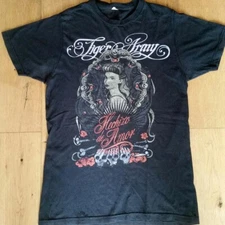 Tiger Army Music For Lovers Black T-Shirt Cotton Full Size