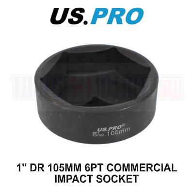 US PRO Tools 1'' Dr 105mm 6pt Commercial Impact Socket 3961