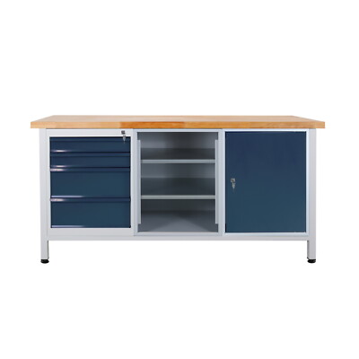 ADB Werktisch Werkbank Long Line 1 Tür L 1700 x B 600 x H 840 mm max. 500 kg