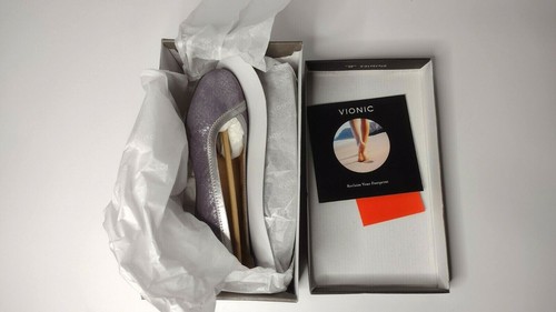 Vionic Womens Spark Caroll Pewter Ballet Flats Retail $119 Size 5 - Picture 5 of 6