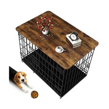Dog Crate Topper Wood 42 Inch Dog Crate Topper Crate Table Topper Collapsible...