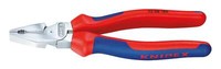 Knipex Kraft-Kombizange Verchromt 225 Mm Mit Mehrkomponenten-Griff - 02 05 225