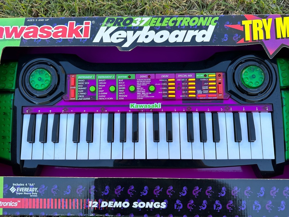NEW Kawasaki Audio Pro 37 Electronic Keyboard Record & Play Your