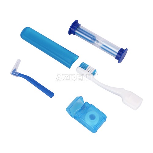 5x Ortodoncia Dientes Cuidado de Limpieza Oral Kits de Viaje Cepillo Hilo - Imagen 6 de 11