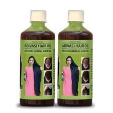 Adivasi Neelgiri Herbal Hair Oil with 108 Herb for Hair Growth,100ml Pack Of 2 
