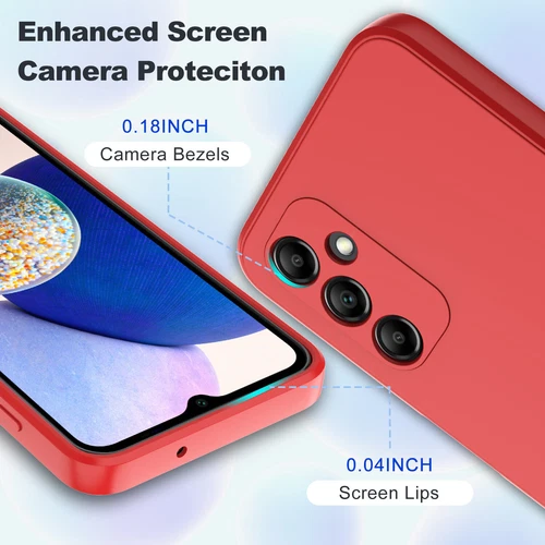 Custodia silicone antiurto telefono 5G per Samsung Galaxy A14 A15 A54 A55 A25 - Foto 18 di 56