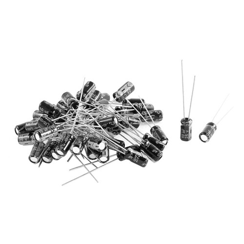 Lot De 10 Condensateurs électrolytiques 25V 10uF - 8x4mm - Pour électronique Et Réparation