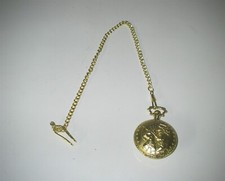 AMERICAN CIVIL WAR 150TH ANNIVERSARY SESQUICENTENNIAL GOLD TONE POCKET WATCH