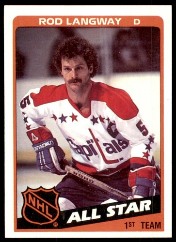 1984-85 Topps #156 Rod Langway 