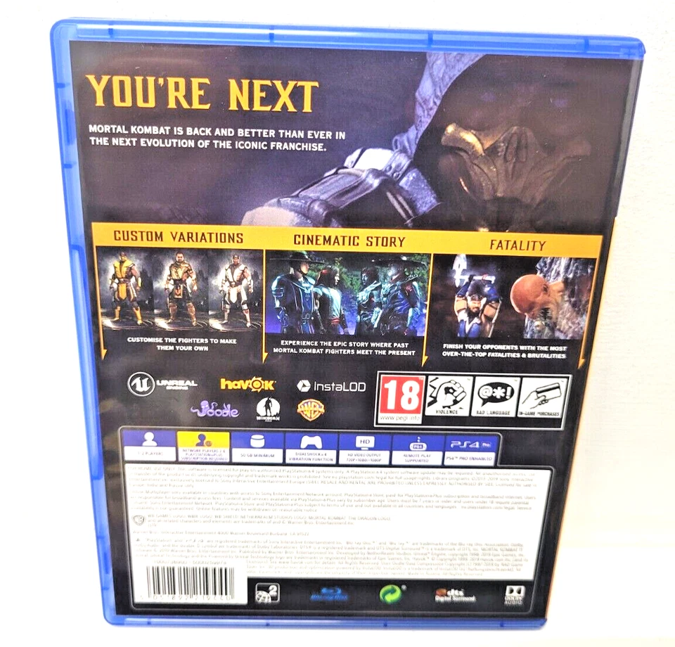 Mortal Kombat 11 PS4 как новый диск в коробке совместимый с PS5 - Изображение 2 из 4