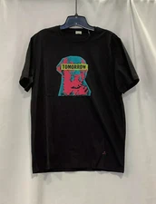 Paul Smith Mens Short Sleeve Regular Fit Tomorrow Graphic Black T Shirt Sz Large