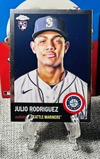 2022 Topps Chrome Platinum Anniversary JULIO RODRIGUEZ Base RC Rookie Card #171
